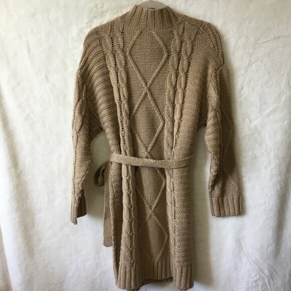 Anthropologie Amadi Cedar Cable-Knit Sweater Dress - Picture 9 of 14